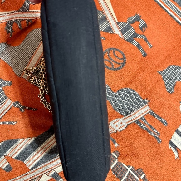 CHANEL ❤️🌟 CIRCA 1960s COLLECTION PIECE KISS-LOCK JERSEY CHEVRON VINTAGE BAG ⭐️ - Picture 7 of 16